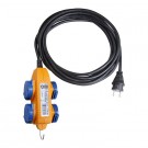 Q4-Kupplung Kunststoff mit 10 m Kabel